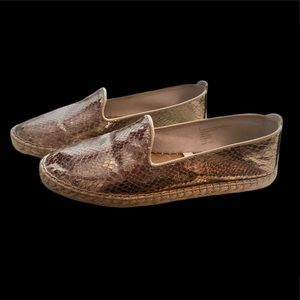 DV Metallic Gold Flats - Size 8